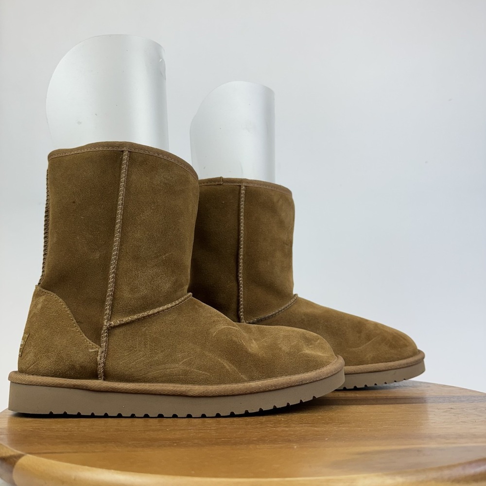 New Womens Koolaburra By Ugg Koola Short Lined Chestnut Boots‎ Size 9 M NWOB